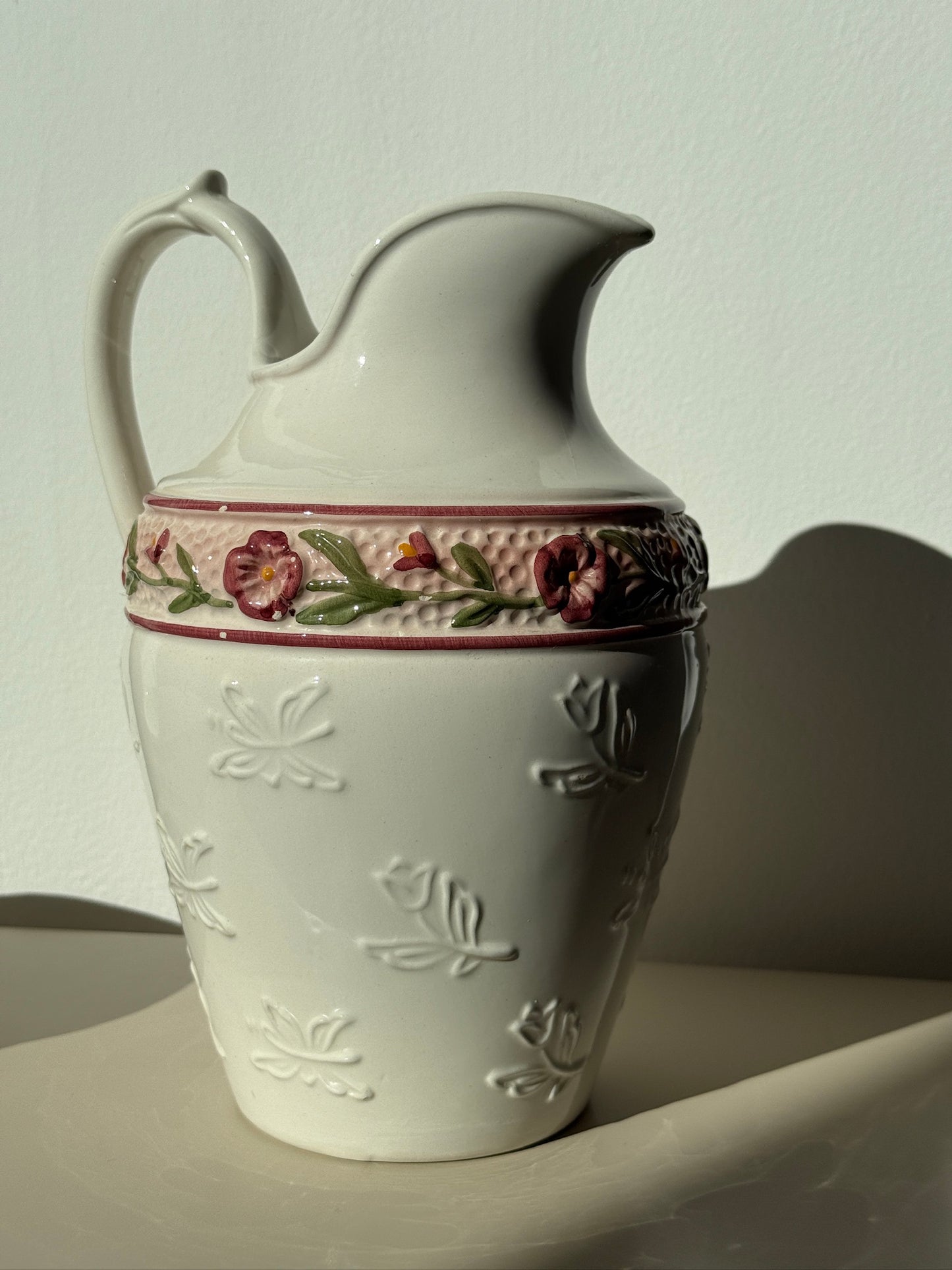 Håndmalet fajancekande