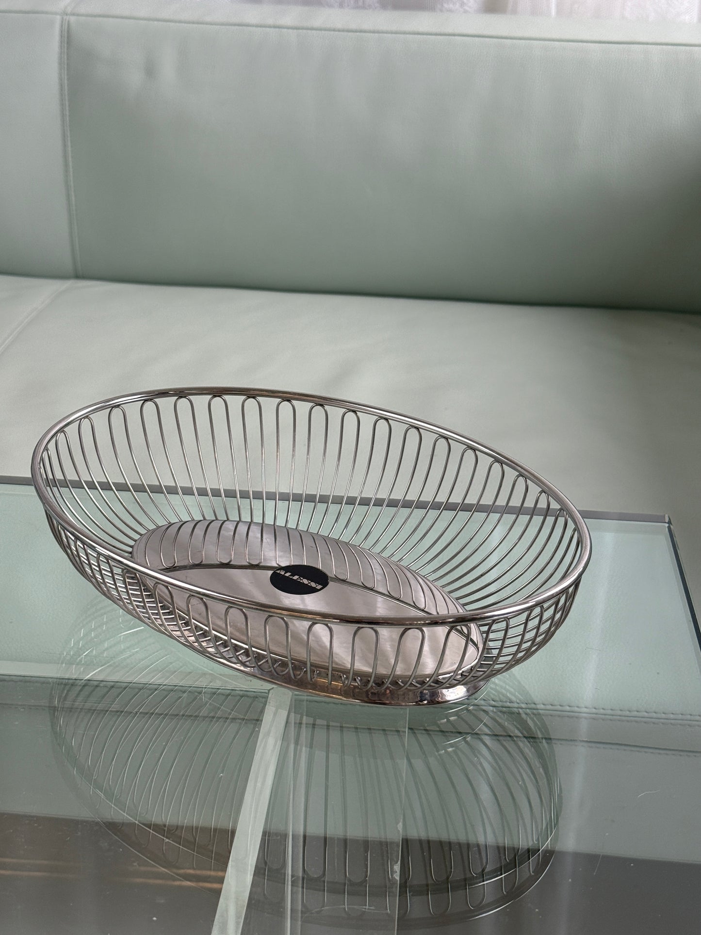 Alessi brødkurv, rustfrit stål