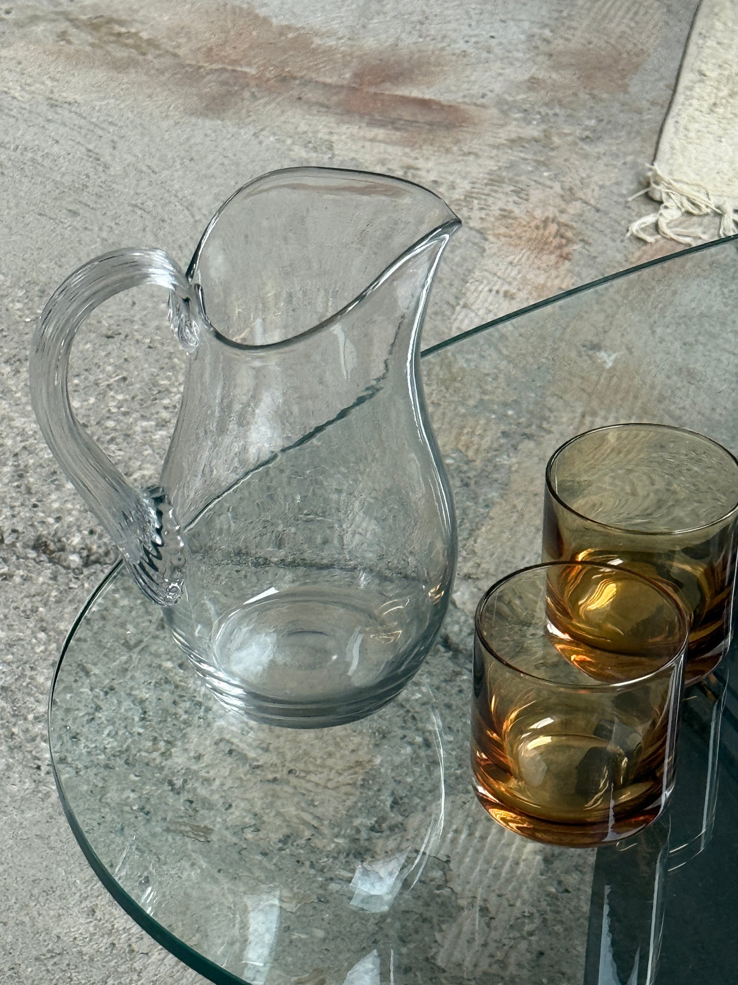 Amber whiskeyglas, 4 stk.