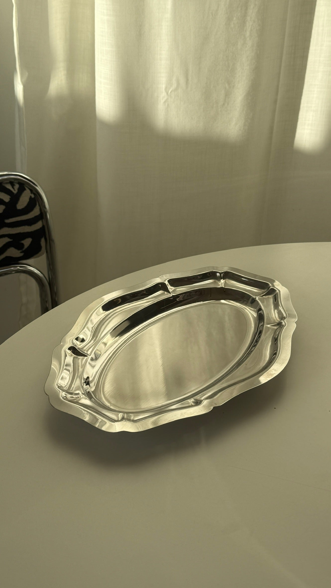 Serveringsfad, rustfrit stål