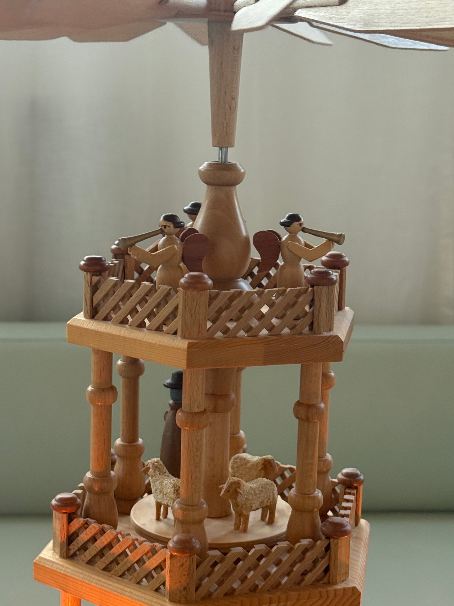 Erzgebirge julepyramide - original m. 4 etager