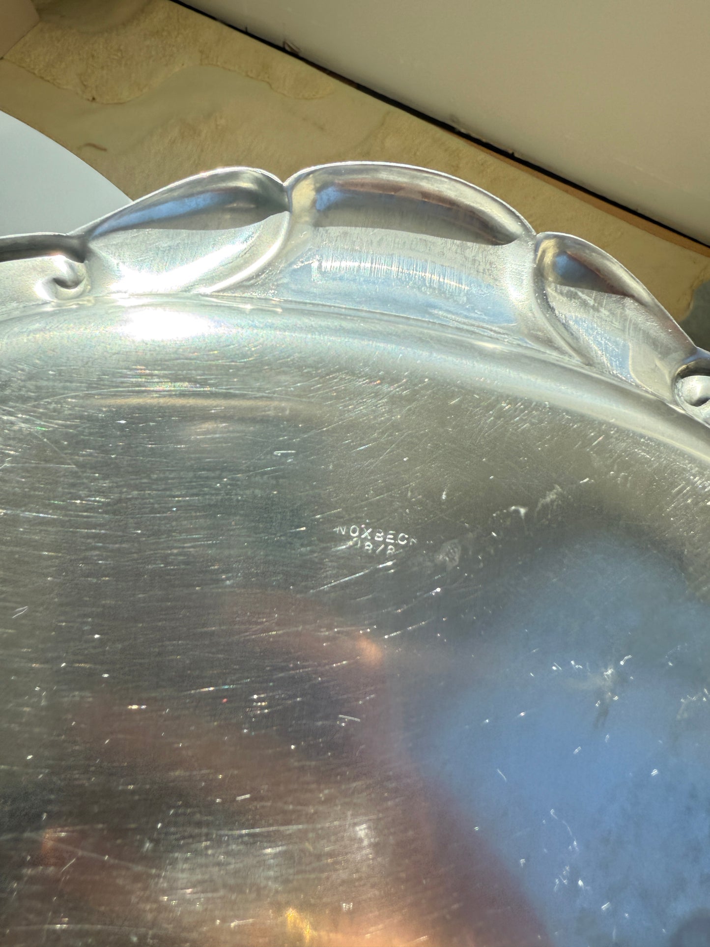 Italiensk fad i rustfrit stål