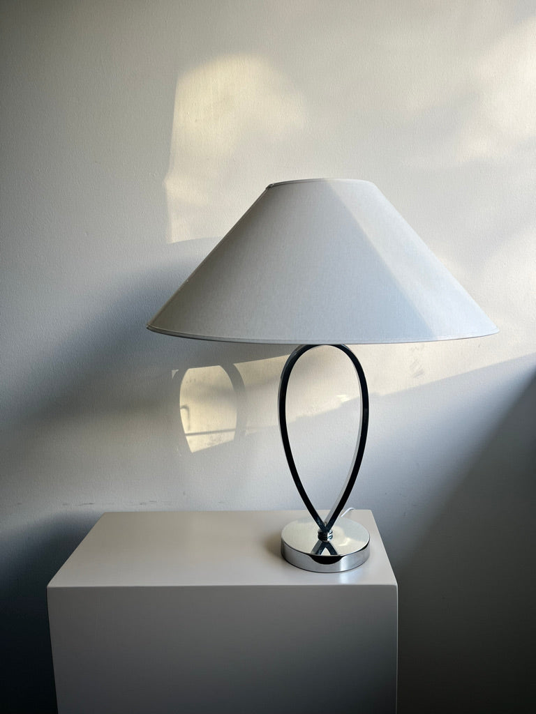 Krom bordlampe