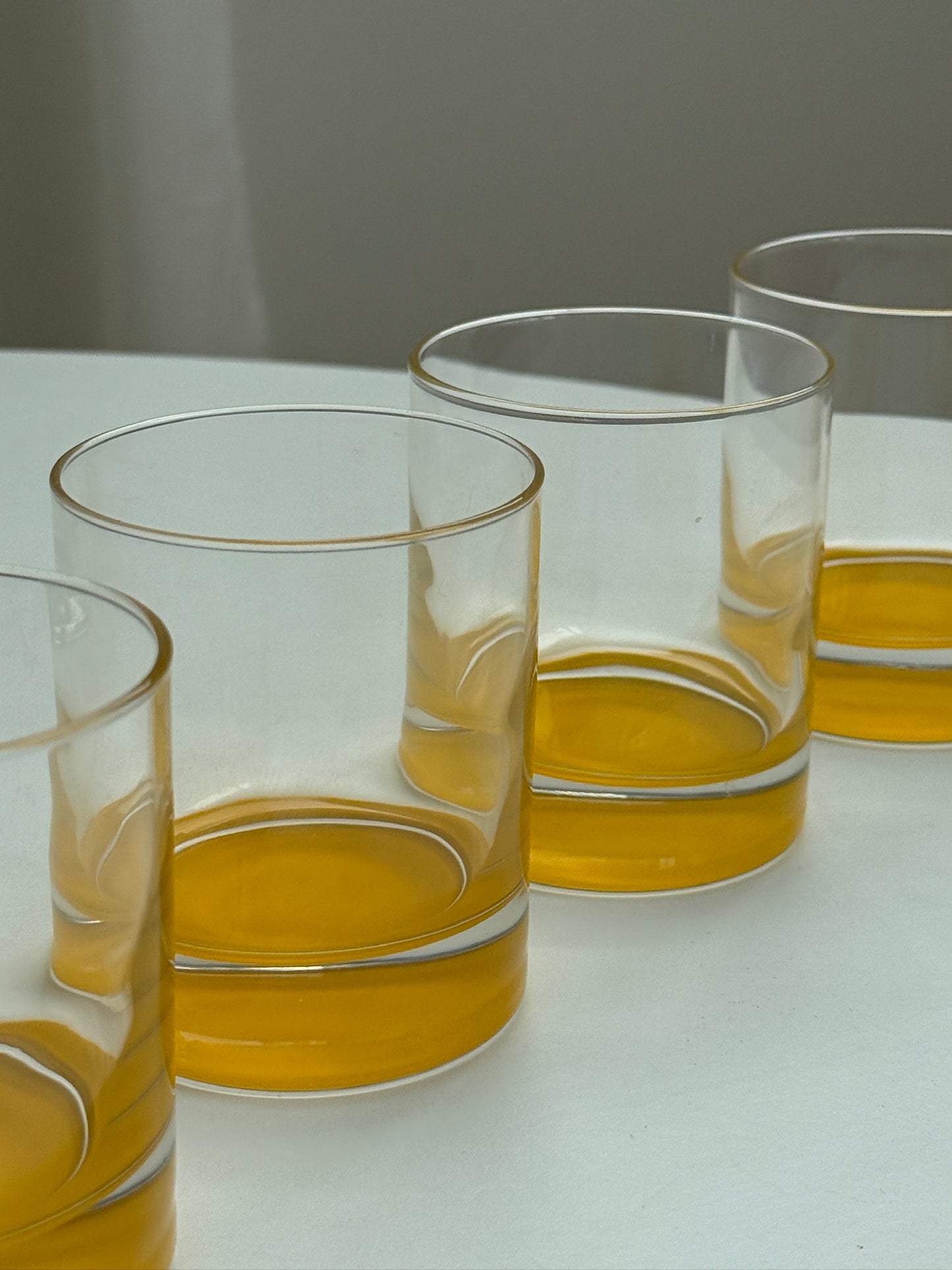 Vintage glas, sæt med 4 stk.