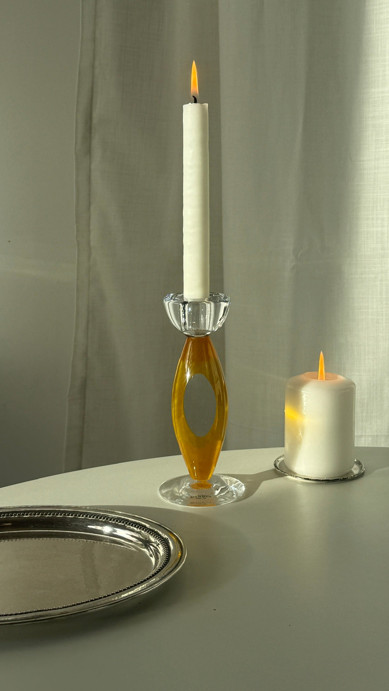 Kosta Boda lysestage - 'LOOK' / Ann Wåhlström