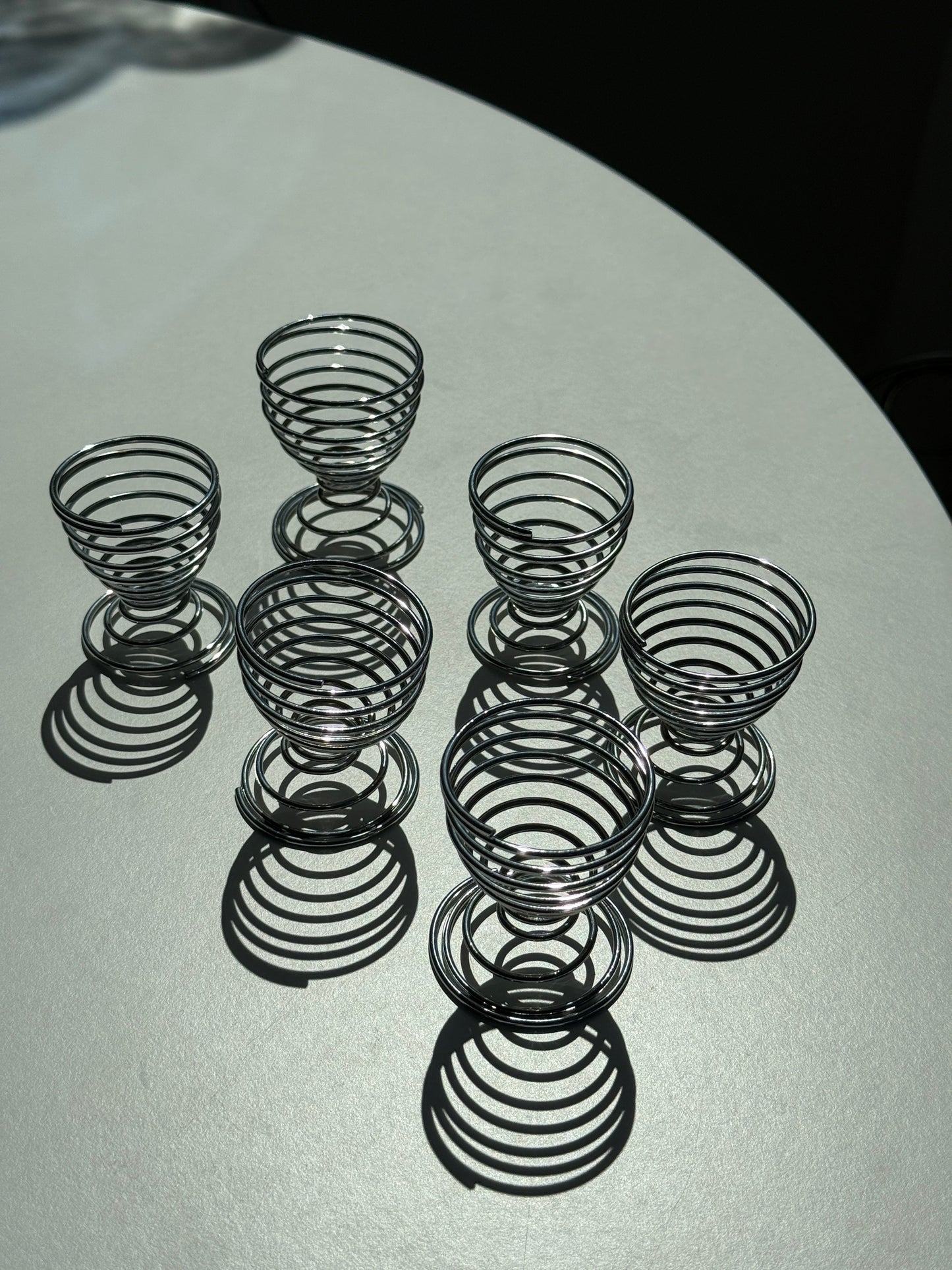 Spiral æggebægre, 6 stk.