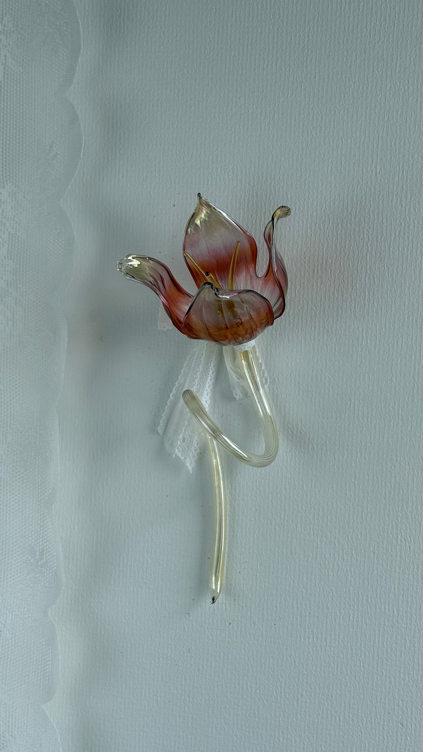 Murano glasblomst