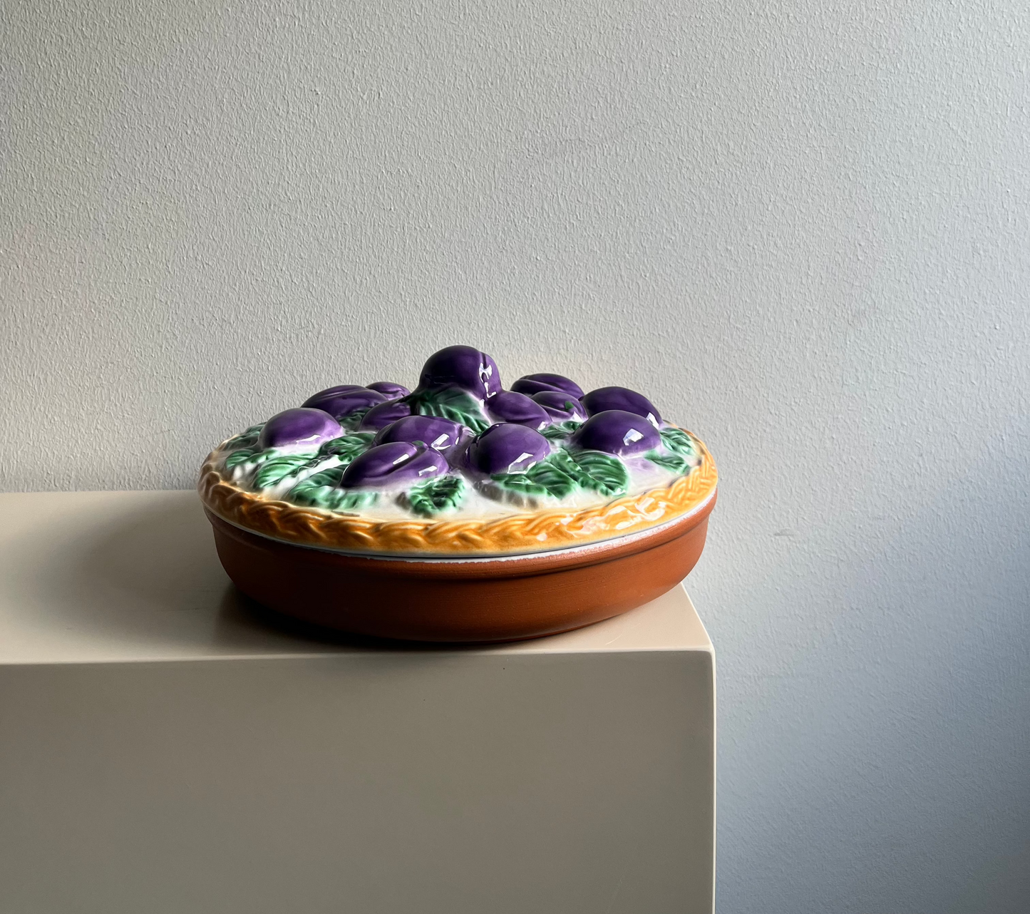 Blommetærtefad fra Italien