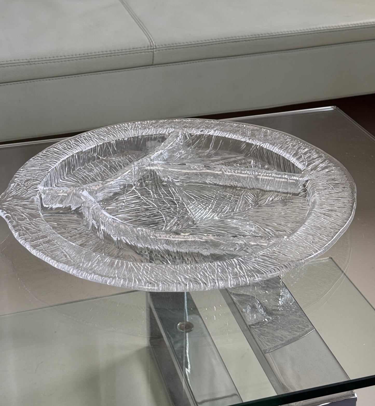 Hadeland “Furu” fad i glas fra 1972 – design af Severin Brørby