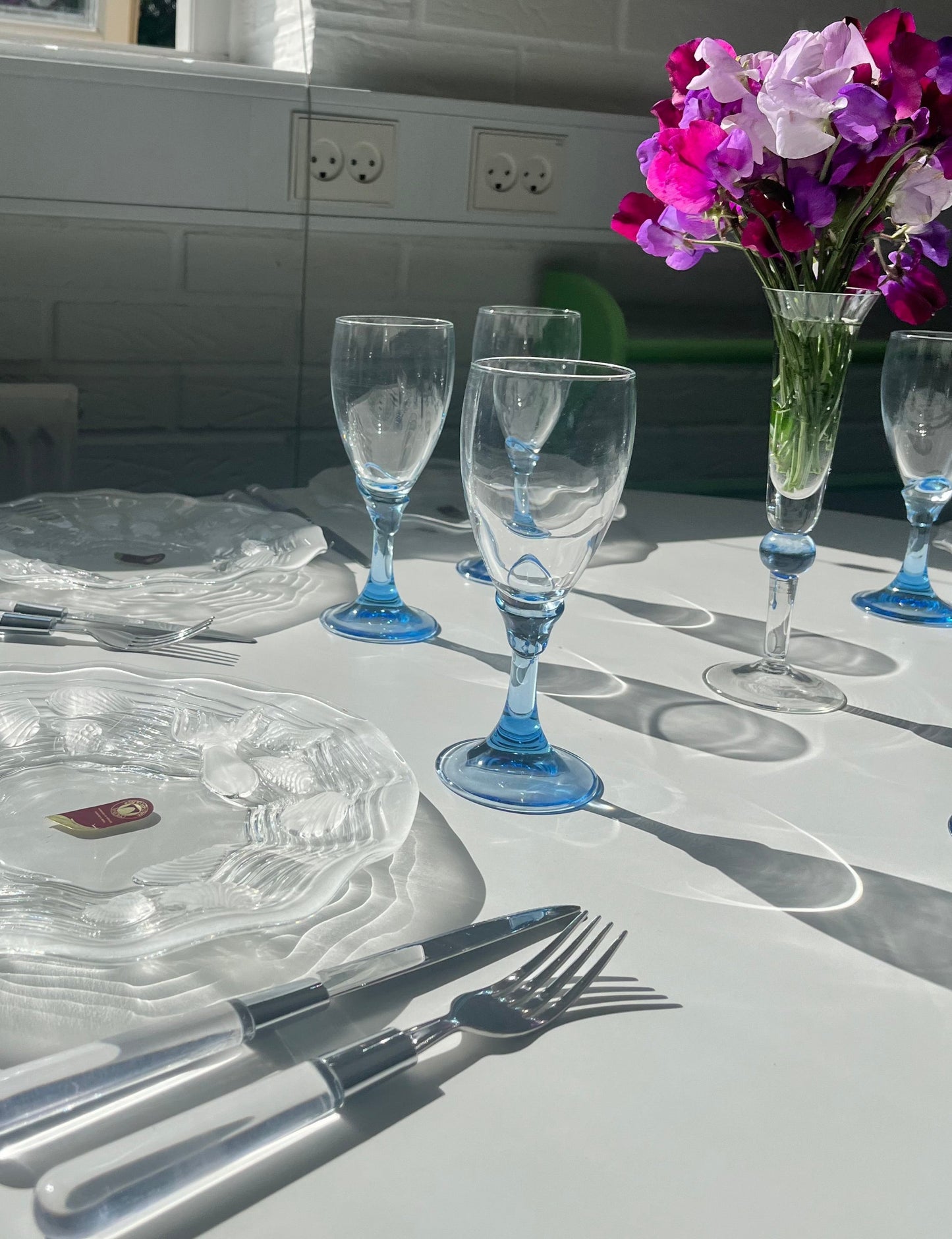 Elegante vinglas, 6 stk.