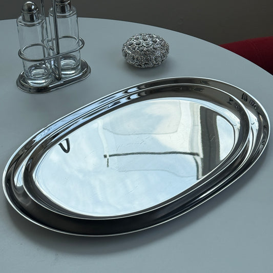 Ovale serveringsfade, Effepi Italien – 2 stk.