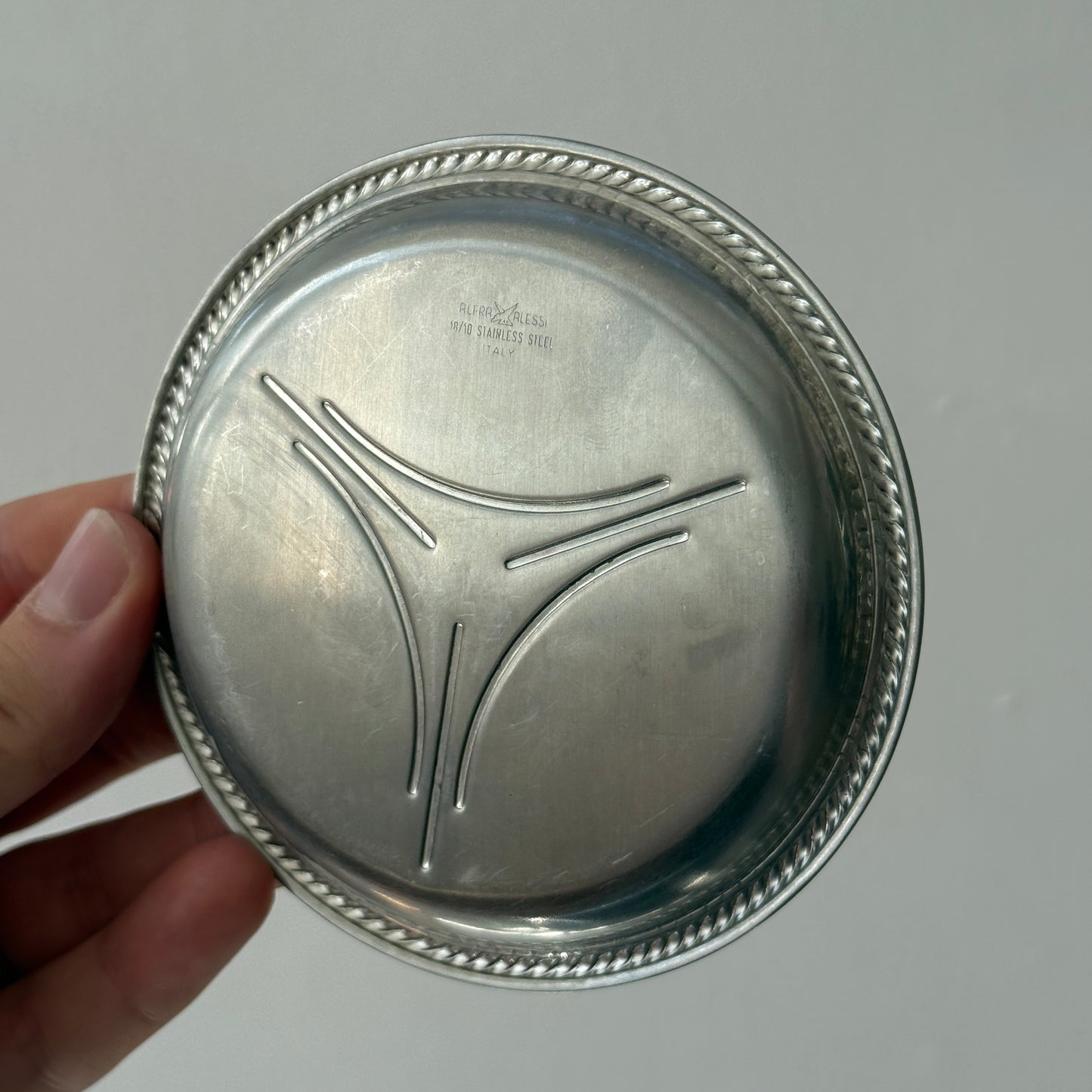 Alfra Alessi coaster, rustfrit stål