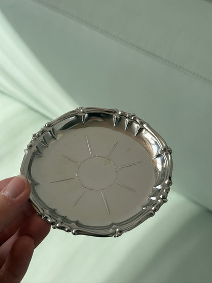 Små asietter - rustfrit stål, 6 stk.