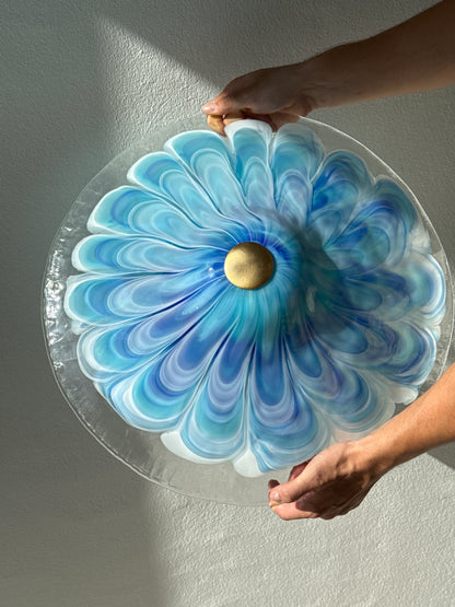 Sjælden La Murrina loftslampe, Murano