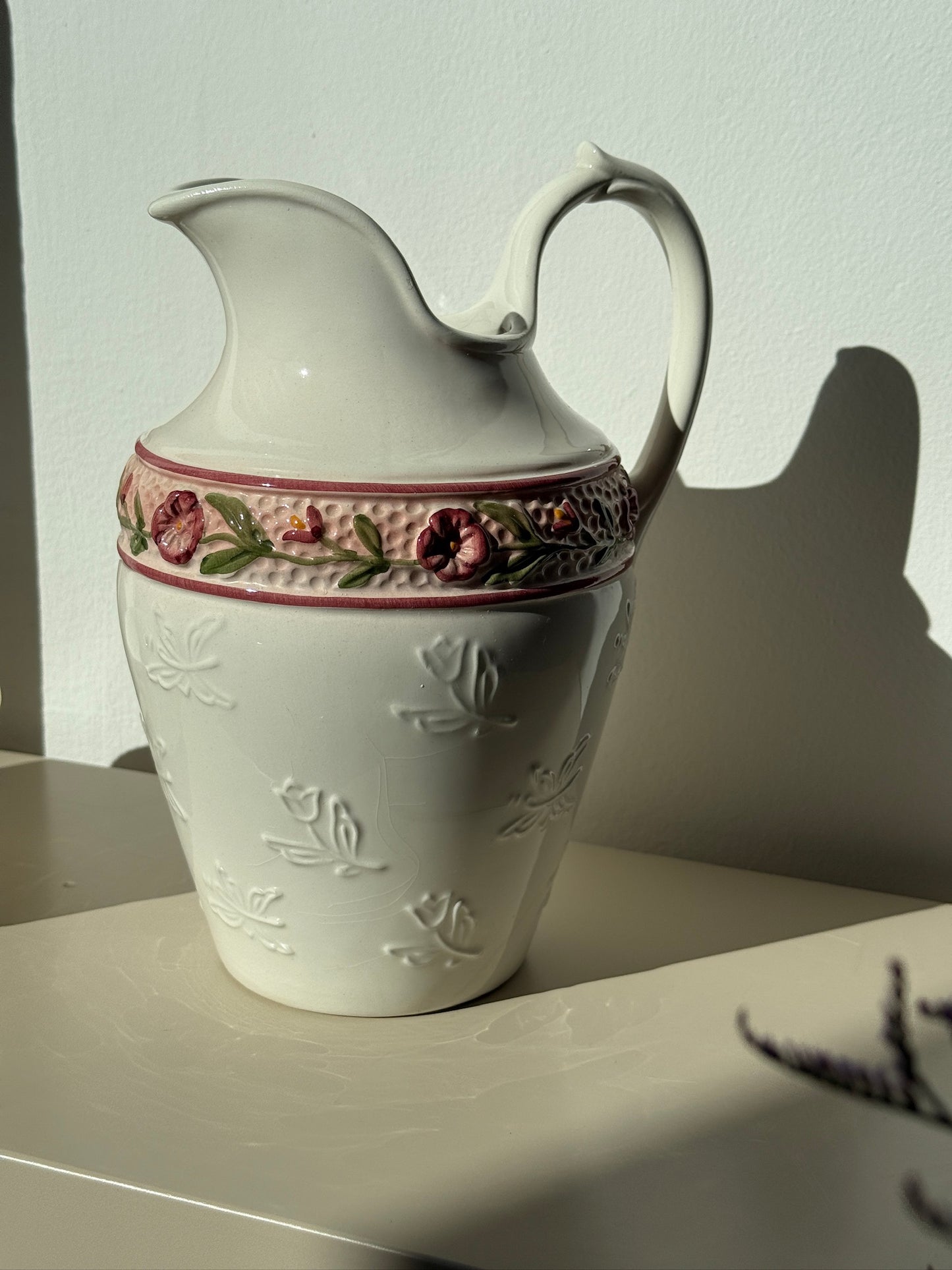 Håndmalet fajancekande