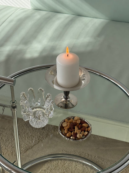 Små asietter - rustfrit stål, 6 stk.