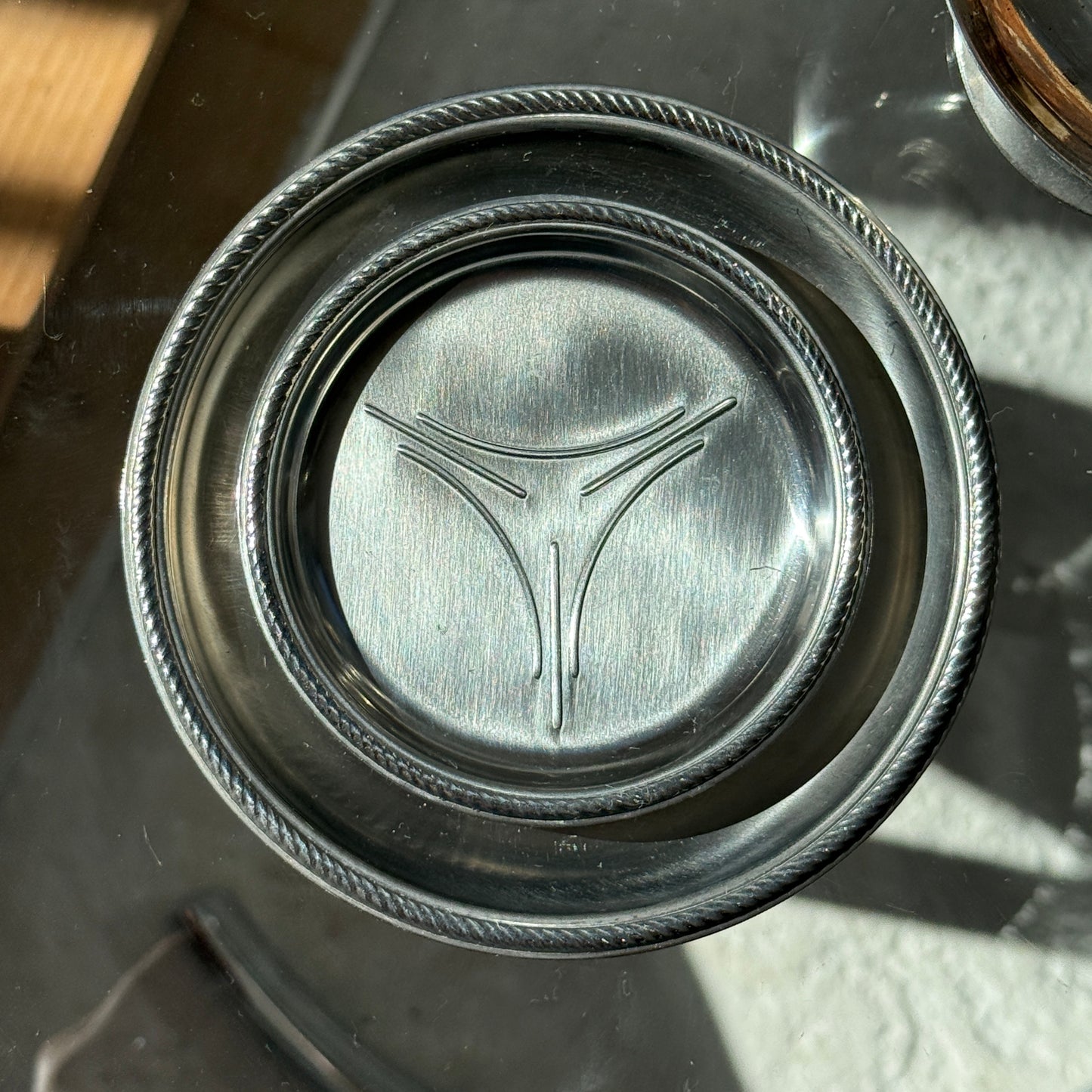 Alfra Alessi coaster, rustfrit stål