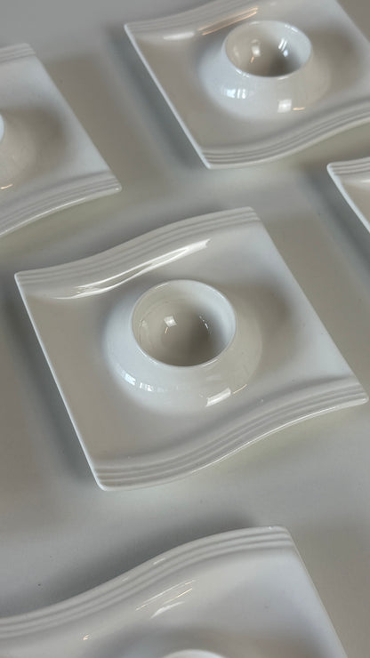 Æggebæger, porcelæn