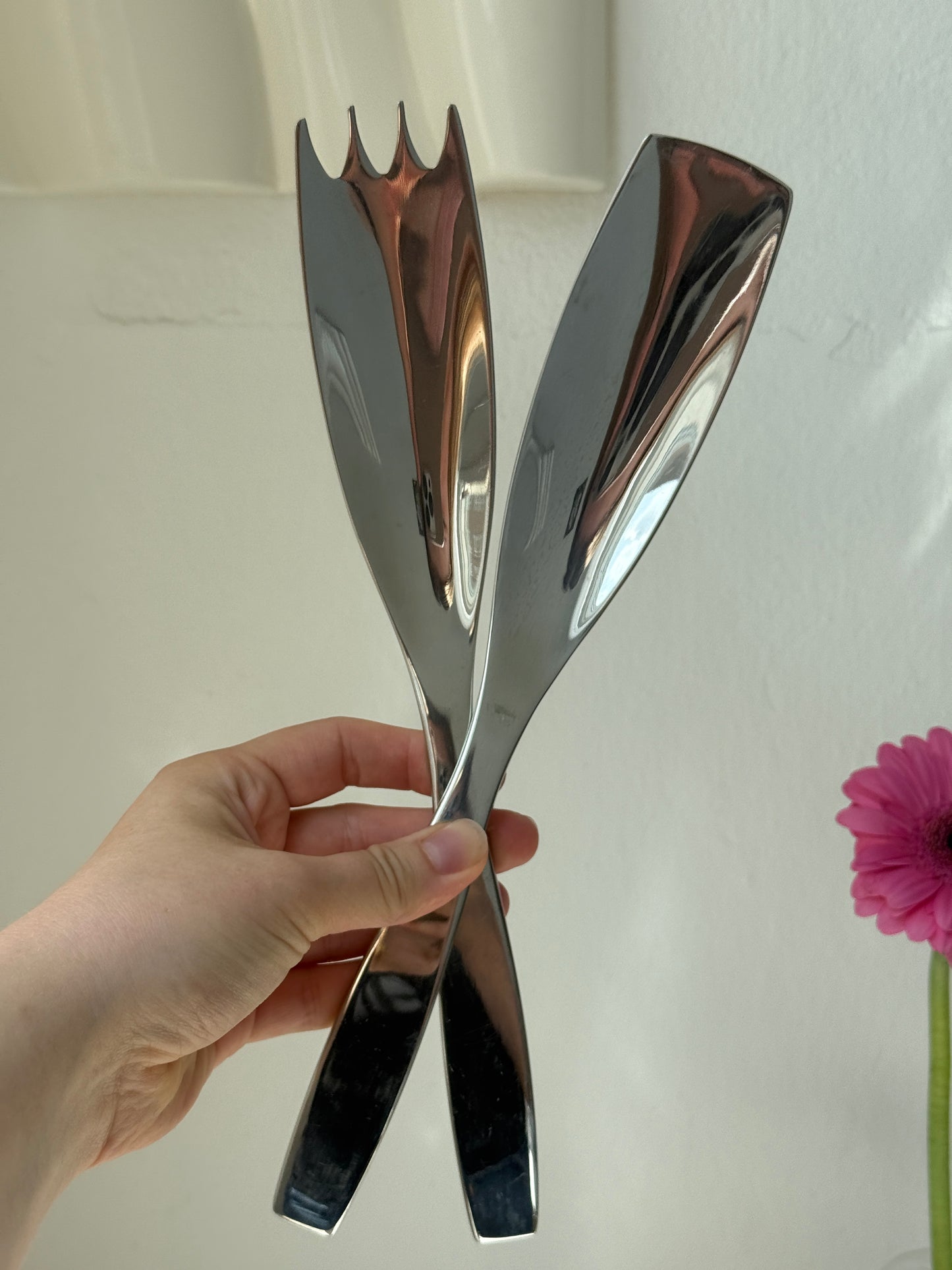 Serveringsbestik i rustfrit stål