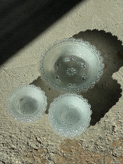 Masserini Barocco glasskåle, Italiensk vintage