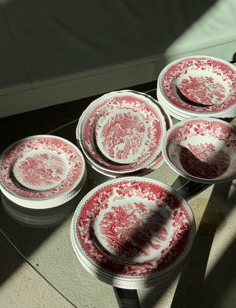 Engelsk, lyserødt stel