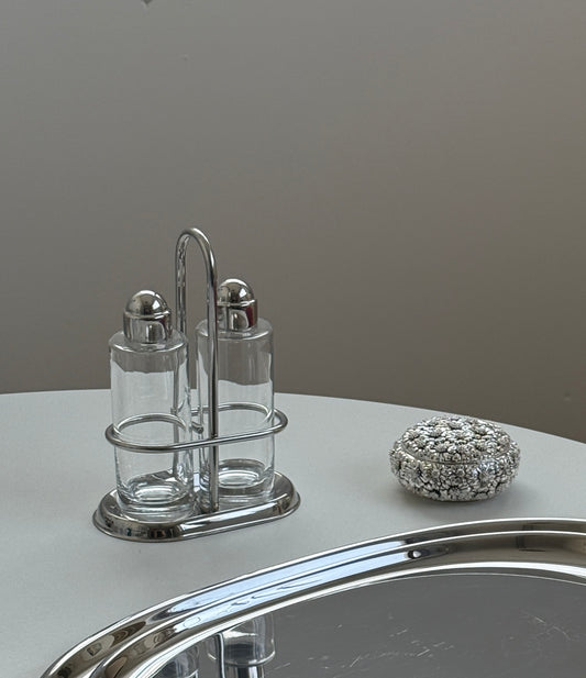 Olie - og eddikesæt, rustfrit stål