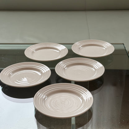 Engelske desserttallerkner, 5 stk.