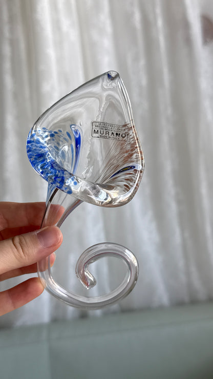 Murano glasblomst – håndlavet i Italien