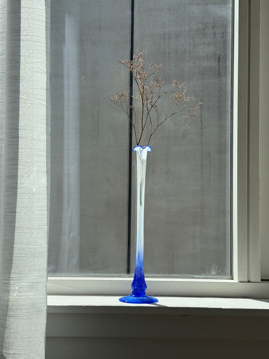 Mundblæst glasvase