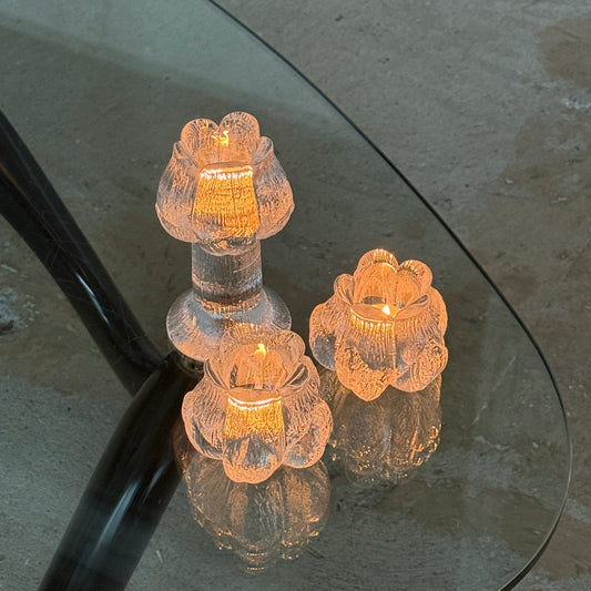 Tulipan fyrfadsstager, Kosta Boda