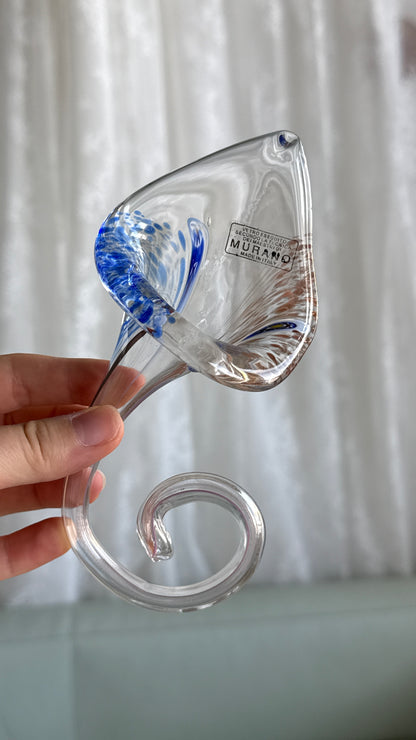 Murano glasblomst – håndlavet i Italien