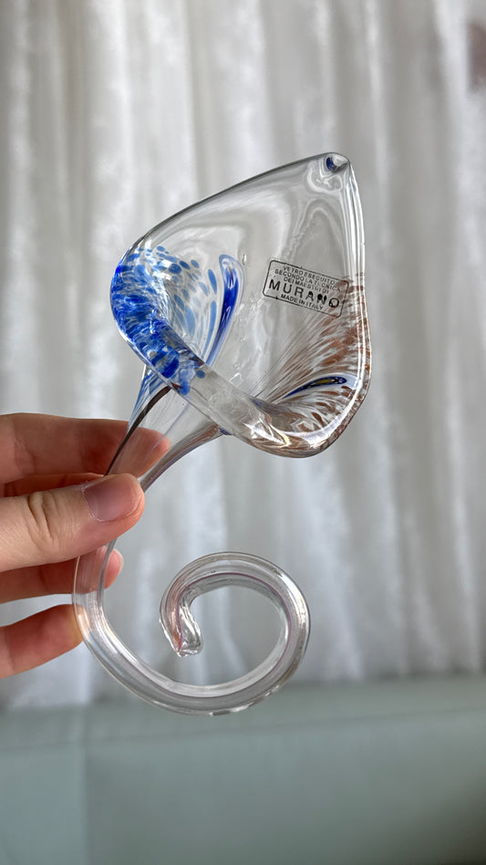 Murano glasblomst – håndlavet i Italien
