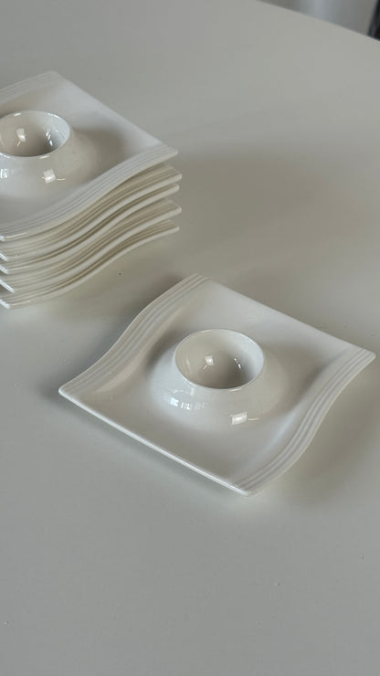 Æggebæger, porcelæn