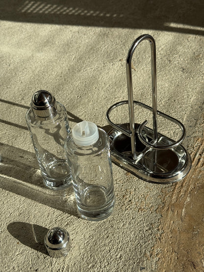 Olie - og eddikesæt, rustfrit stål