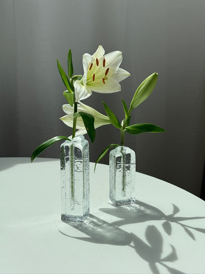 Muurla solifleur vase i glas, 2 stk