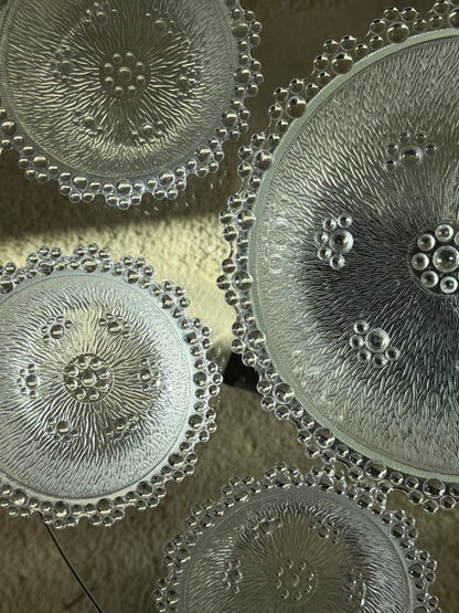 Masserini Barocco glasskåle, Italiensk vintage