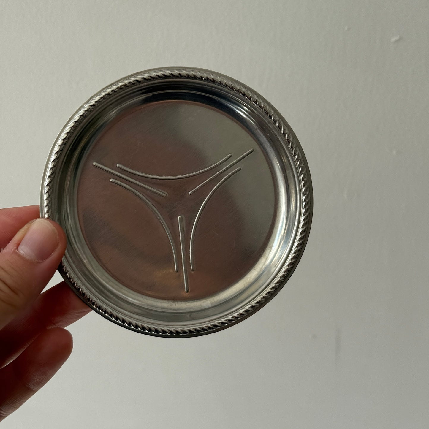 Alfra Alessi coaster, rustfrit stål