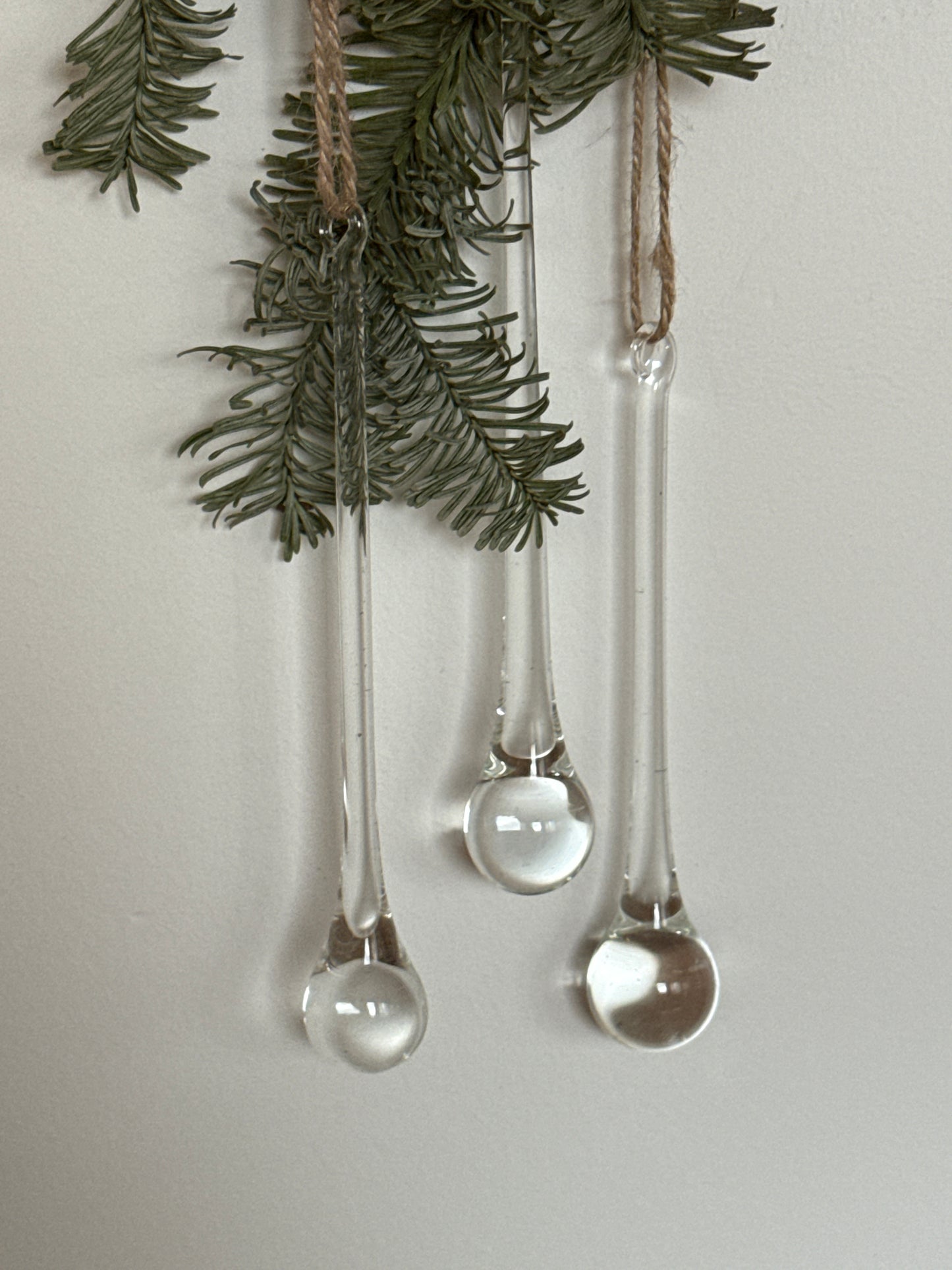 Glasdråber, vintage julepynt