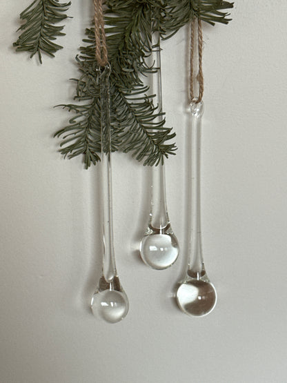Glasdråber, vintage julepynt