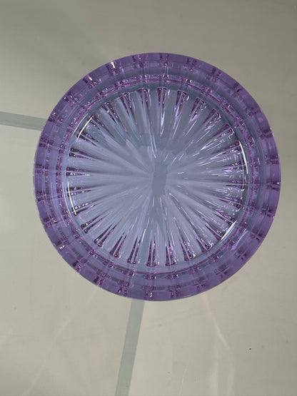 Alexandrite Glass Skål – lilla kunstglas fra 1970'erne
