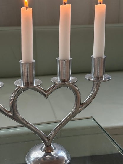 Hjerteformet adventsstage