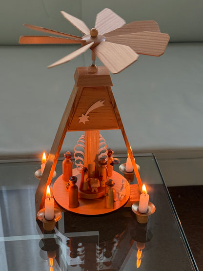 Erzgebirge julekarrusel m. krybbespil