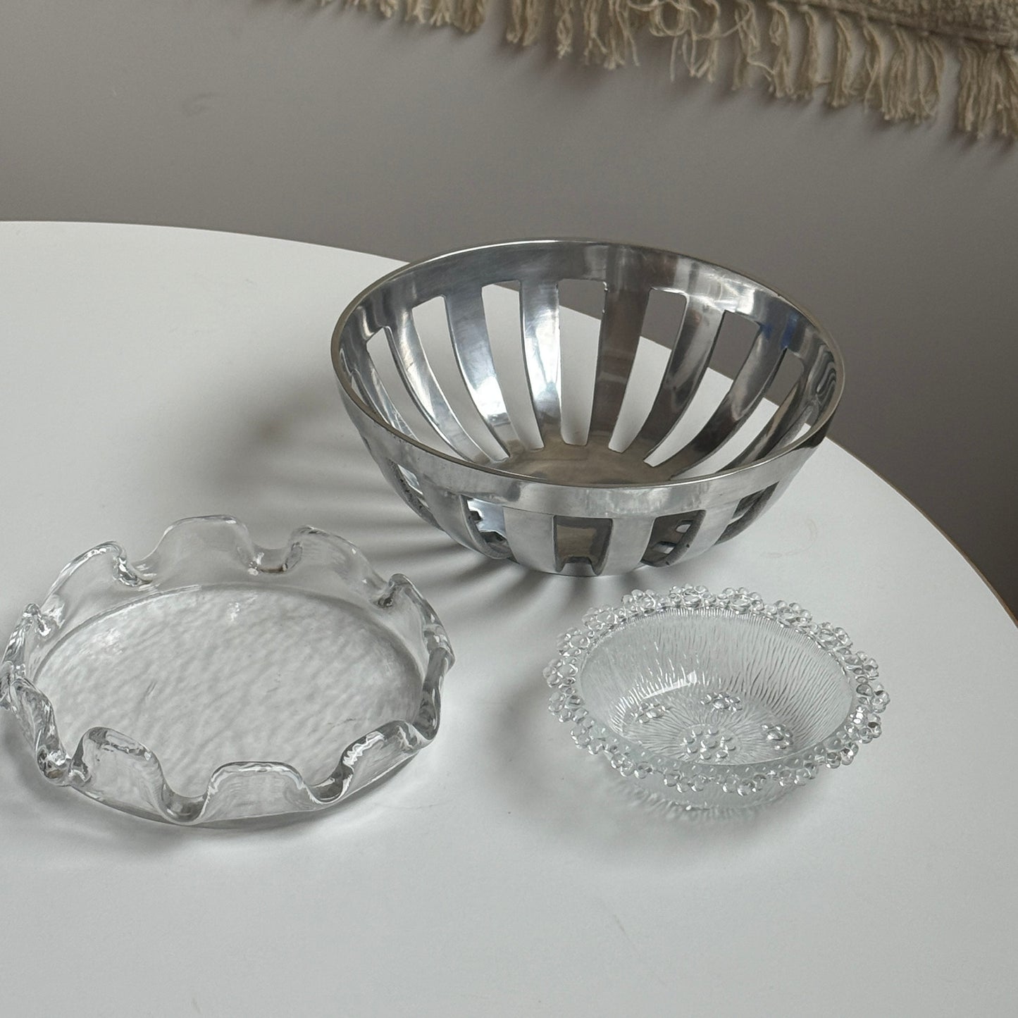 Frugtskål i aluminium