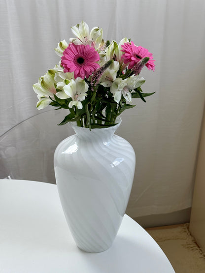 Stor Murano vase, hvid