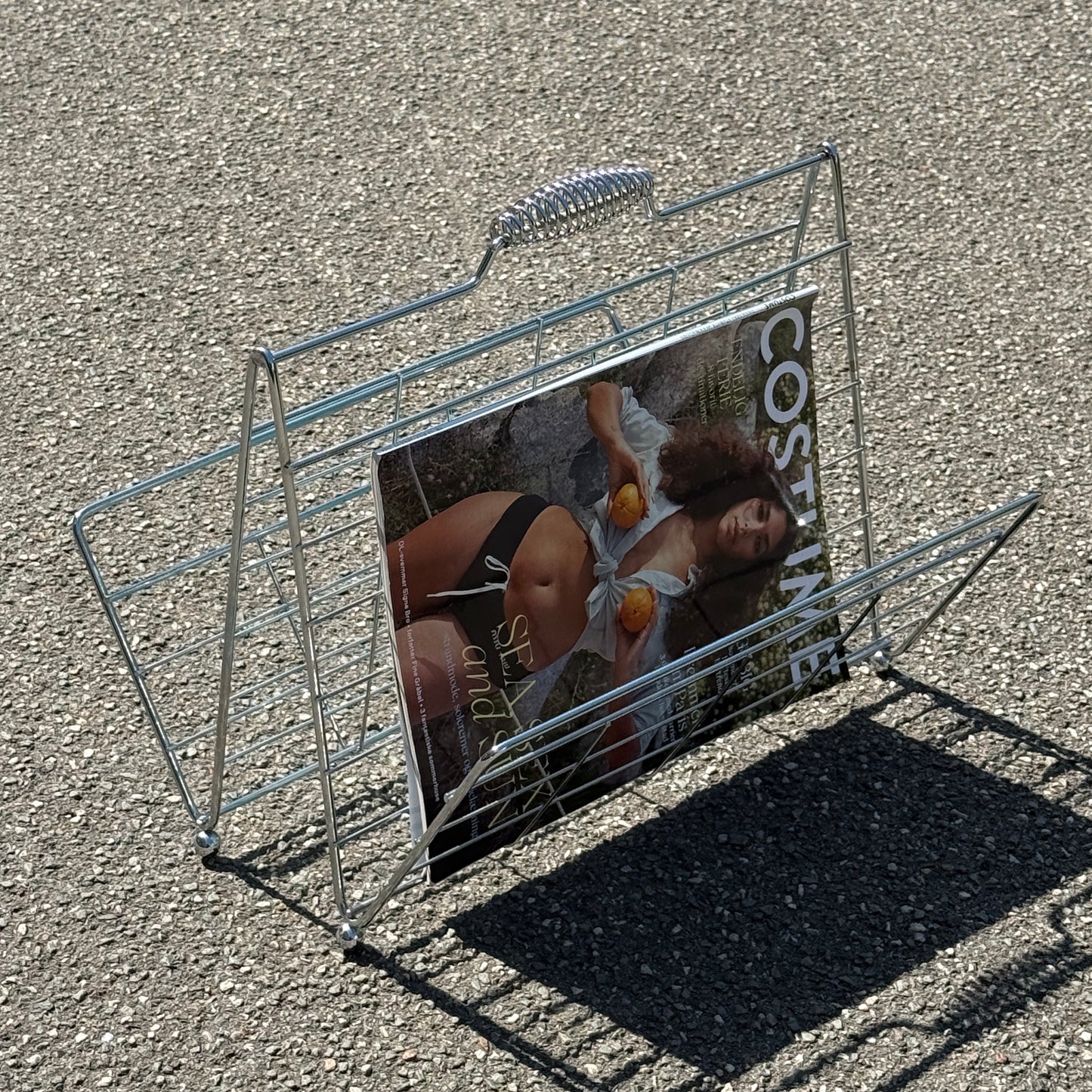 Magasinholder i krom - 1980'erne