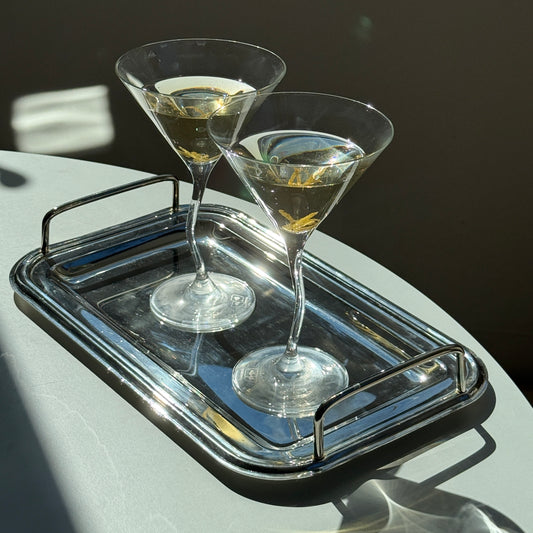 Serveringsfad med hank