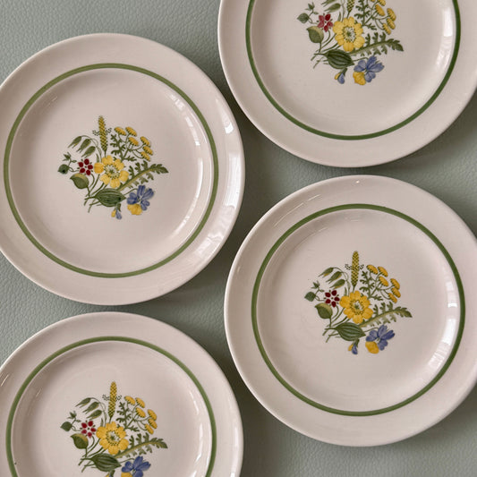 Flora Danmark tallerkner, 4 stk.