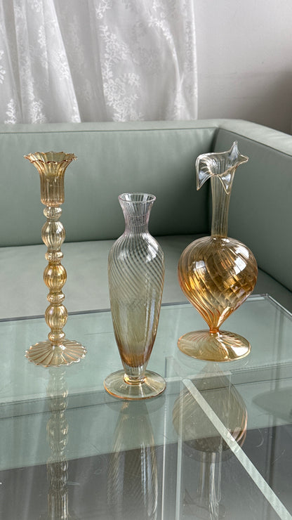 Italienske glasvaser & lysestager