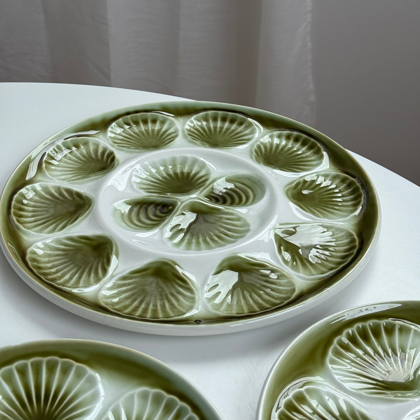 Franske østersfade / tallerkner