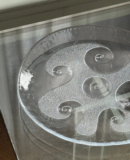 Glasfad med bølgemotiv, Holmegaard